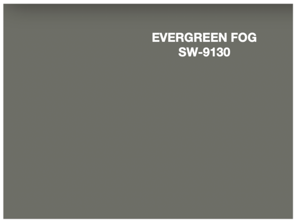 Evergreen fog color